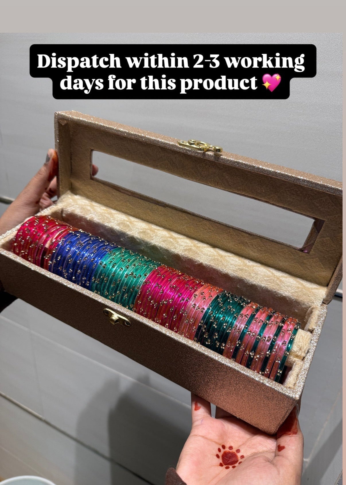 72 Bangles Set with Name Box π©·
