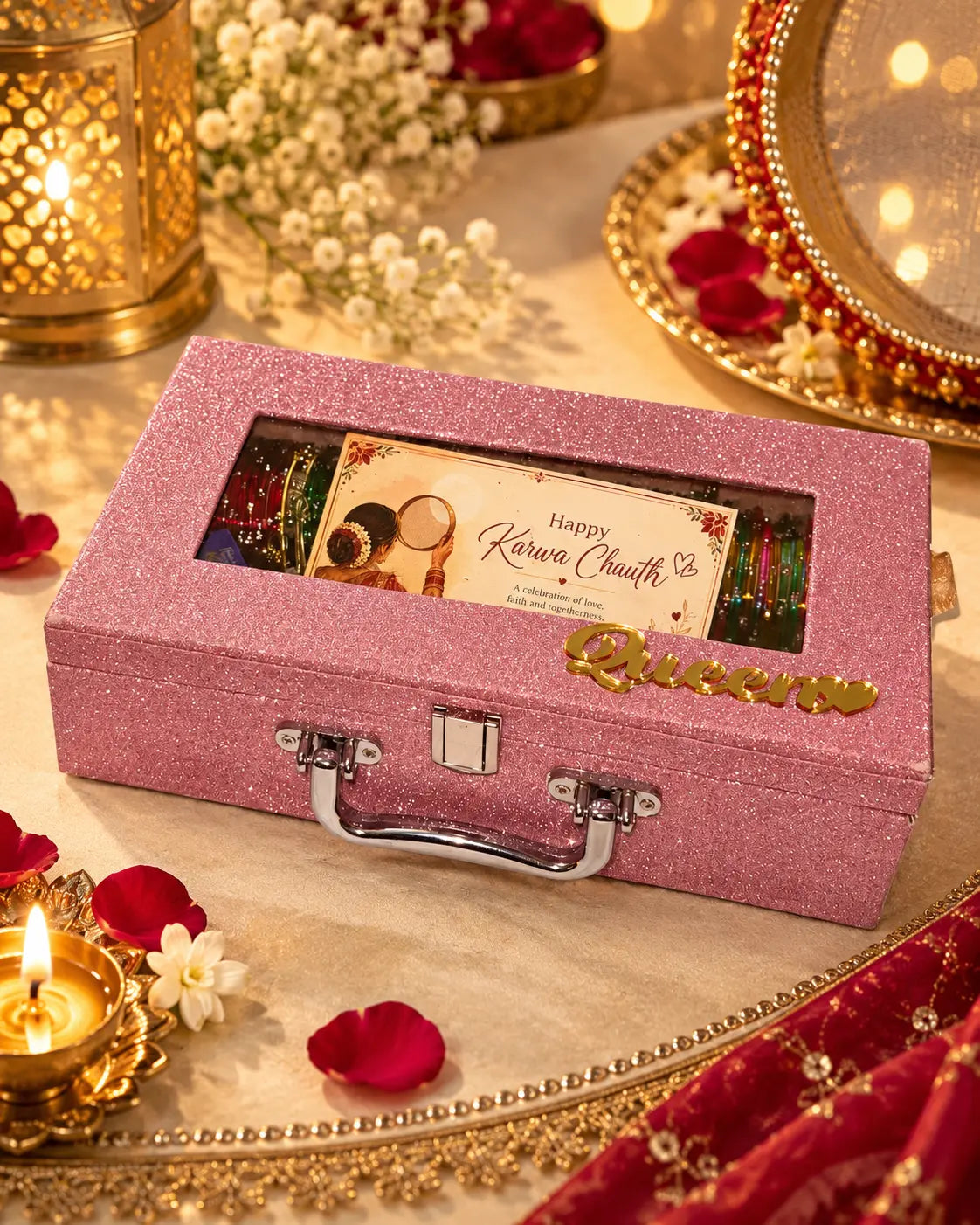 Karwachauth Special Premium Hamper With Name ✨
