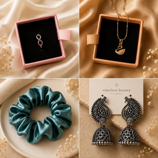 Viral Jewellery Combo with Dairy Milk Mini Treats