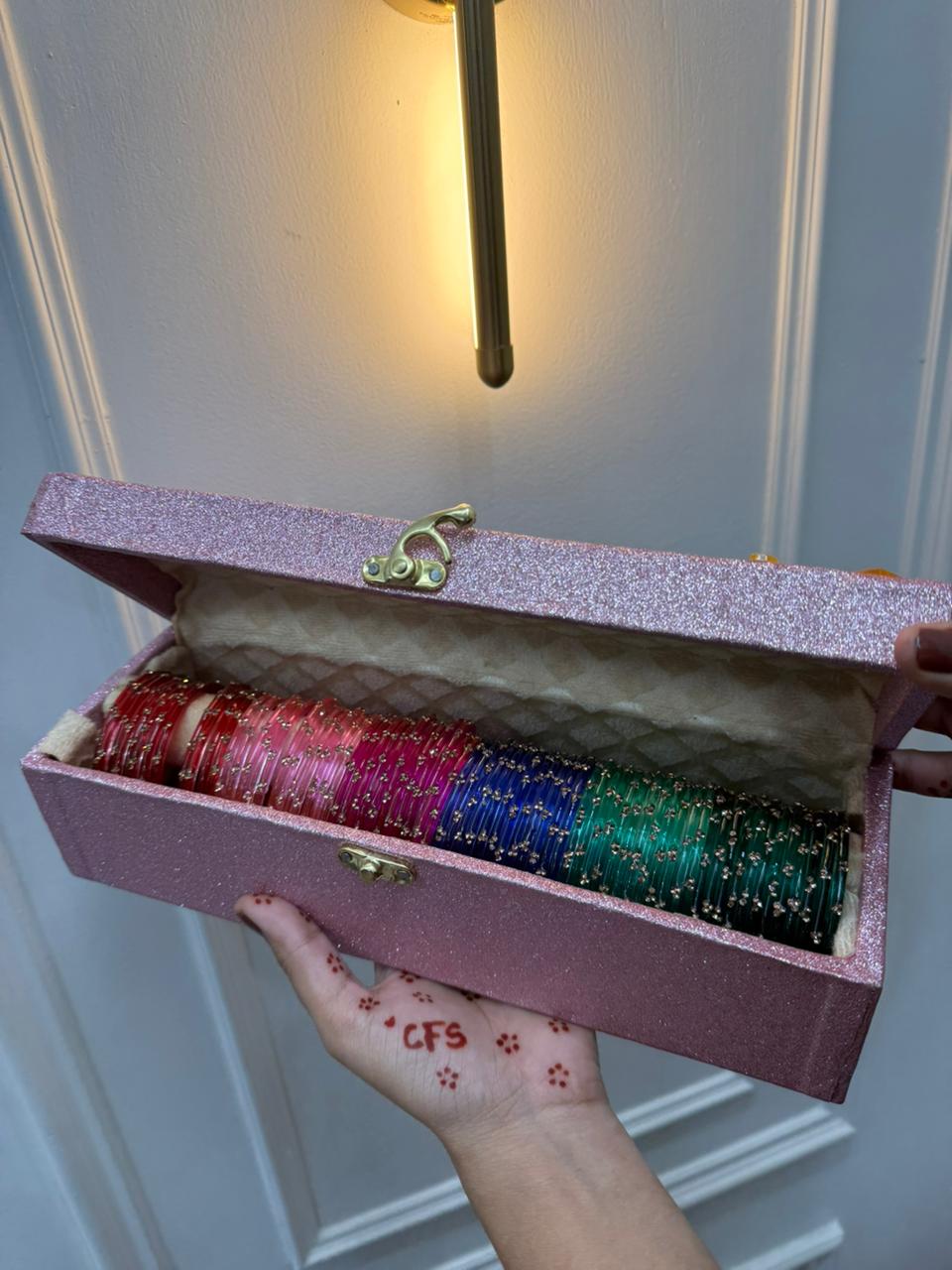 72 Bangles Set with Name Box 🩷