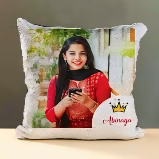 Magic pillow with photo