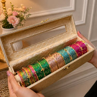 60 Diamond Bangles with Ghungroo Bangles