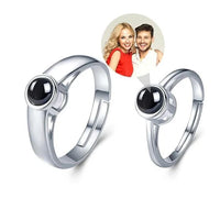 Couple Photo Projection Ring