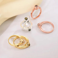 Couple Photo Projection Ring