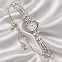 ✨ Silver Sparkle Bracelet Watch