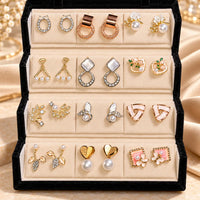 12 Pairs Premium Western Earrings Gift Box